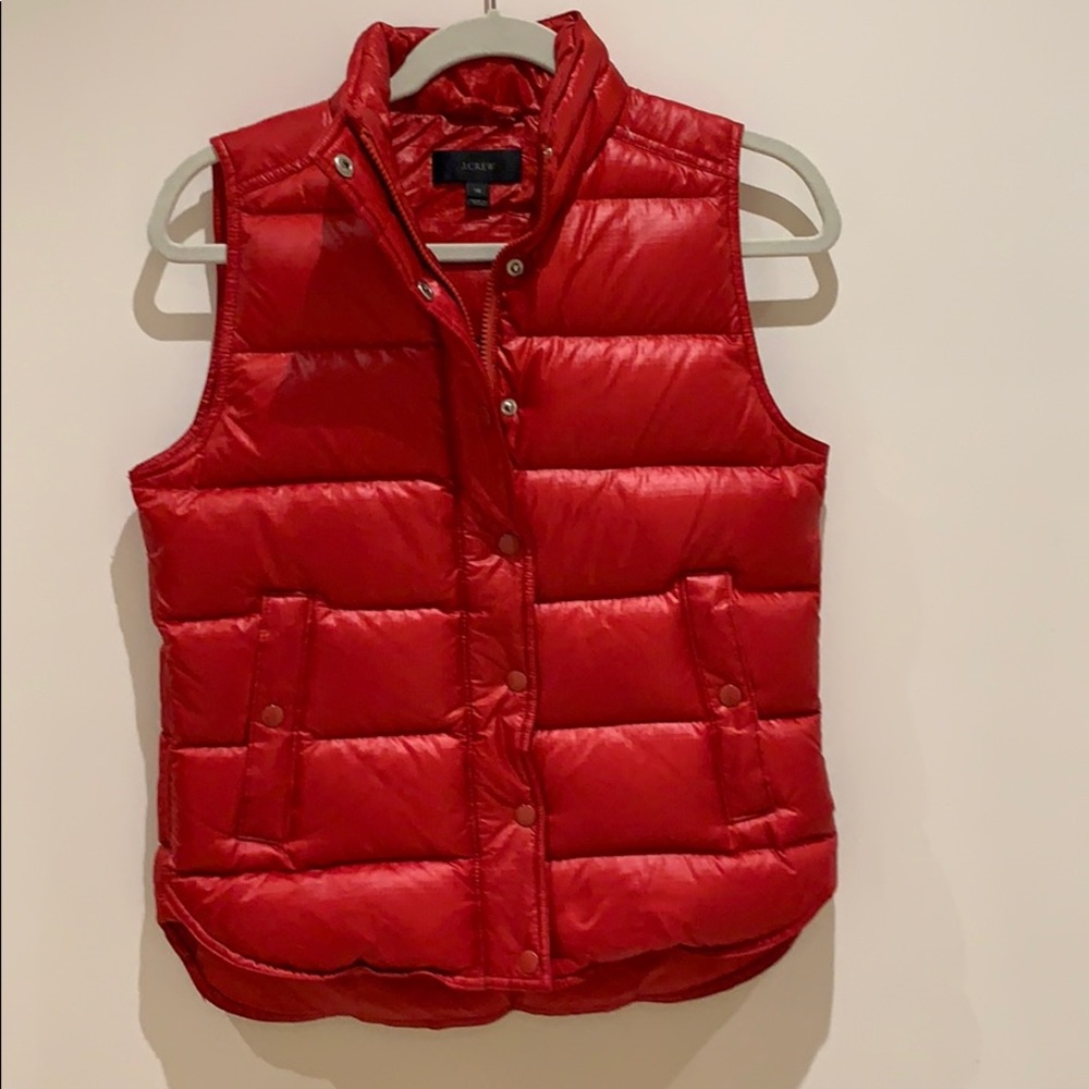 Never worn J.Crew down vest. Stylish and warm.